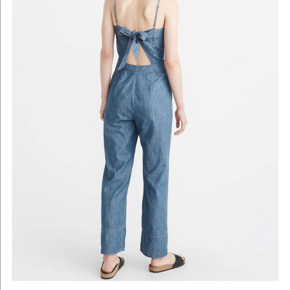 Abercrombie & Fitch Bowback denim jumpsuit - Picture 2 of 4
